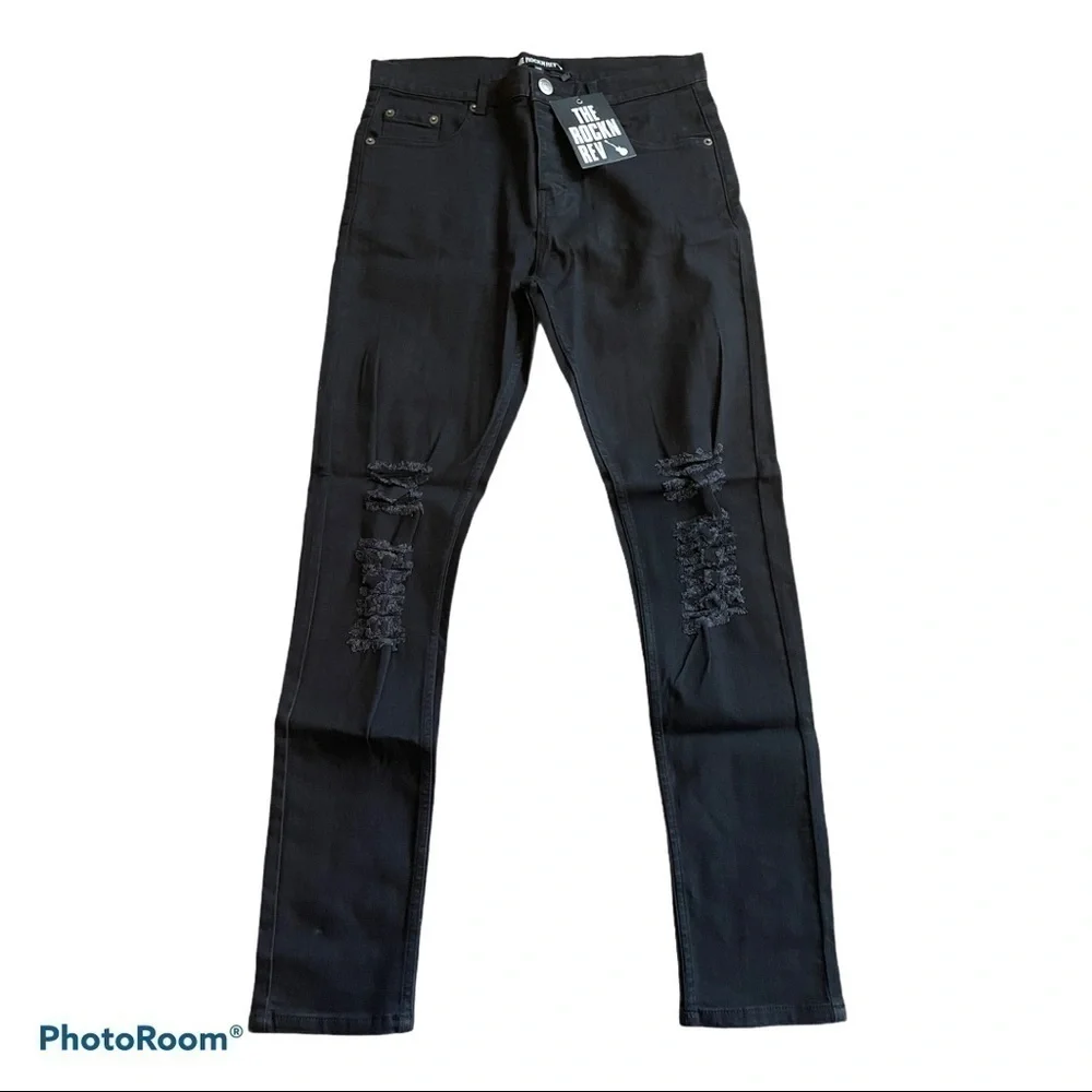 THE rockn rev jeans black
